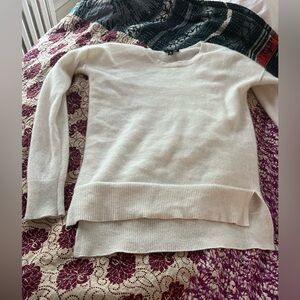 Elegant Aqua cashmere oatmeal Sweater small